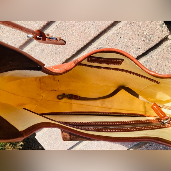 Dooney & Bourke Toscana Leather Shoulder Bag - Picture 12 of 12